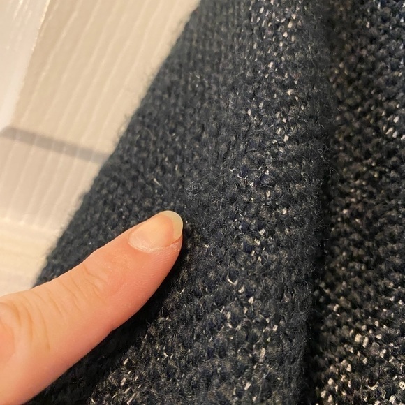 Fashion Bug Black Woven Chain Detail Jacket Coat 8 NWT - Picture 6 of 7